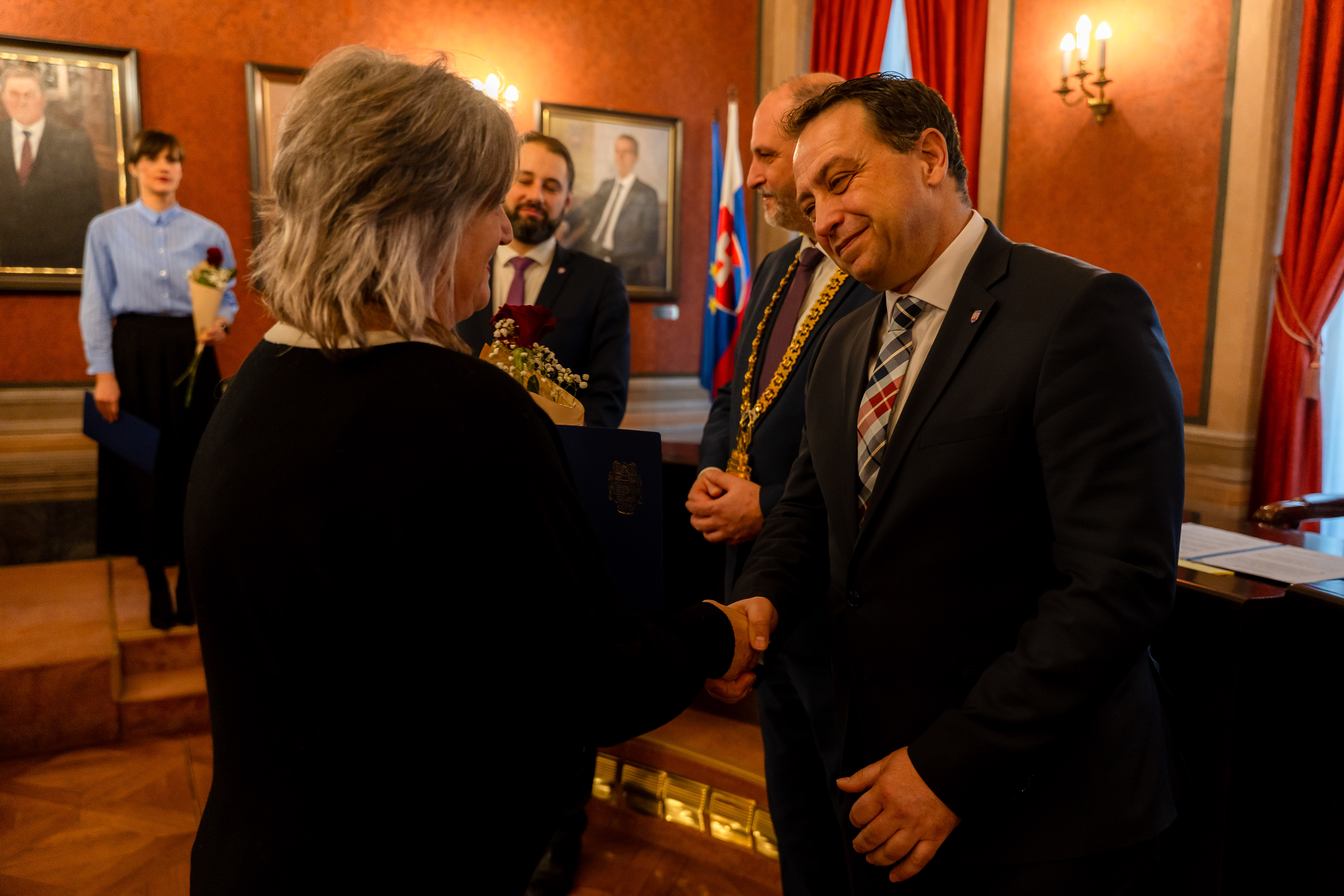 Novorocne prijatie jubilantov Magistratu mesta Kosice-75